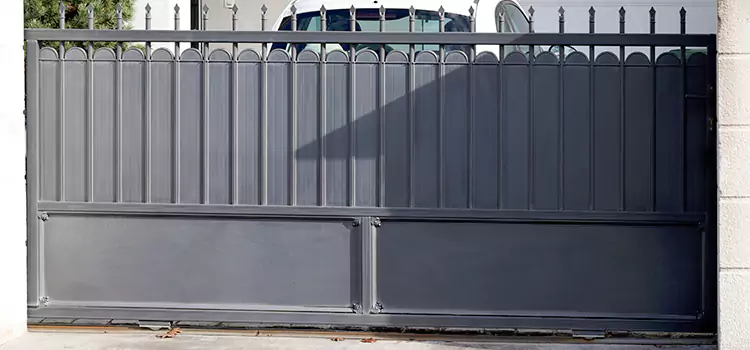 Metal Driveway Gate Installation Leavenworth